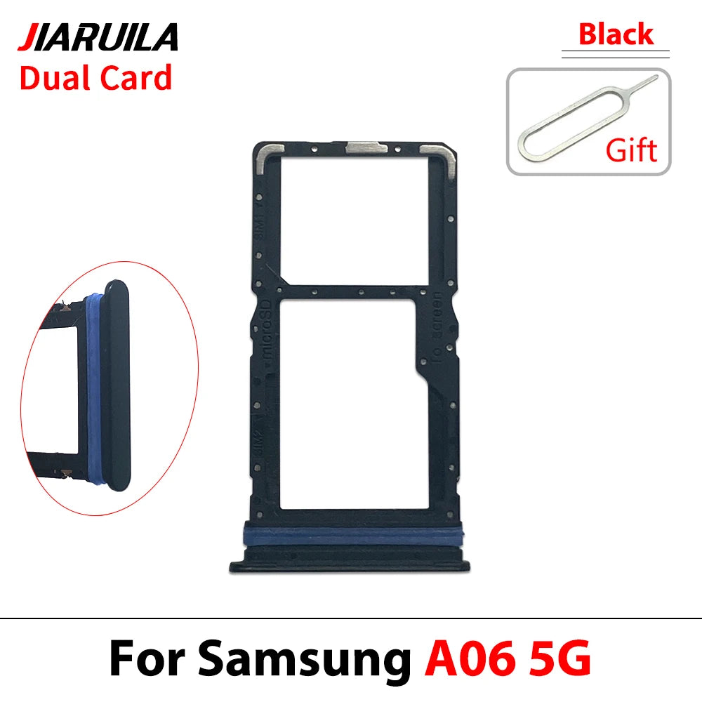 New For Samsung A06 A16 4G 5G SIM Card Slot SD Card Tray Holder Adapter Repair Parts Samsung phone repair parts