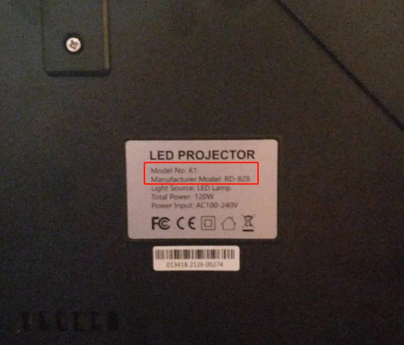 4.3 DISPLAY For Wimius K1 RD-828 projector diy SCREEN LCD REPAIR Other Brand tablet repair parts