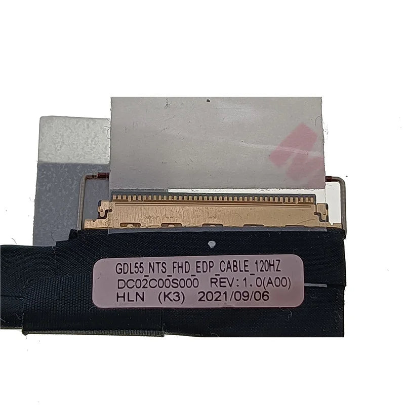 New Original Laptop LCD EDP Cable For Dell G15 5510 5511 5515 165HZ 120HZ 40PIN NO TOUCH 052NPC DC02C00S100 06RH1H DC02C00S000  Dell laptop repair parts