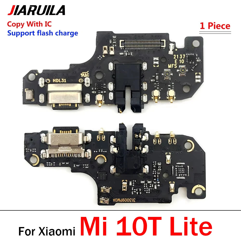 New USB Charging Port Dock Charger Plug Connector Board Flex Cable For Xiaomi Mi 10 10T 11 11T 12 12T 13 13T 14 Pro Lite  Xiaomi  Xiao mi phone repair parts