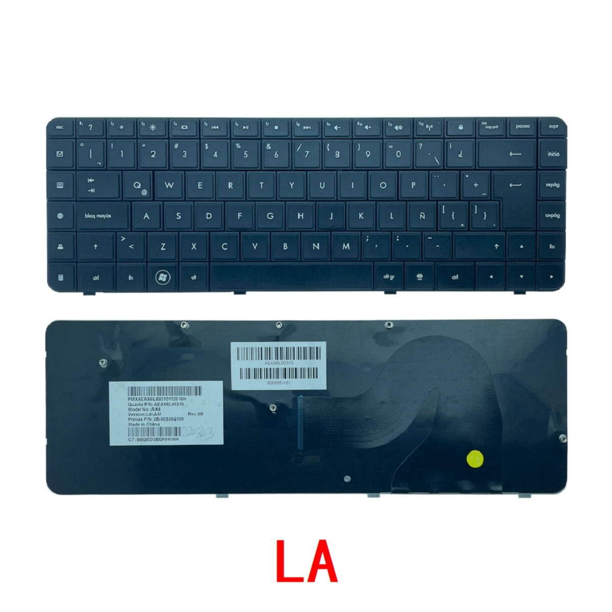 New US Russian Spanish Arab Brazil Laptop Keyboard For HP Compaq Presario CQ56 G56 CQ62 G62 Notebook PC Replacement HP laptop repair parts