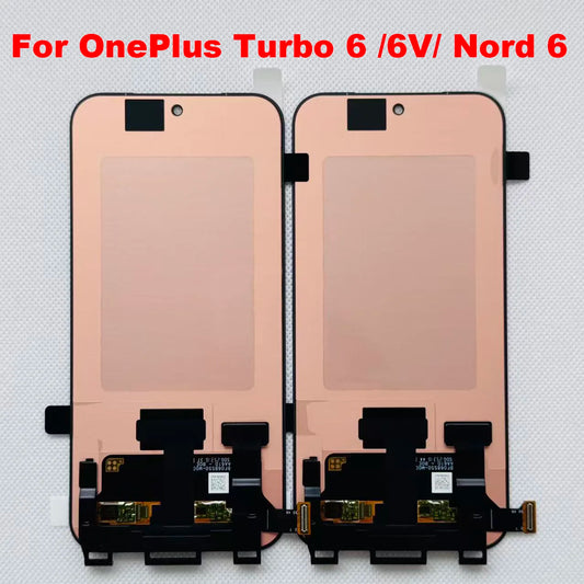 6.78''Amoled Original For OnePlus Turbo 6V PLY110 2026 LCD Screen Display Touch Panel Digitizer For OnePlus Turbo 6 PLU110 Nord6  OnePlus phone repair parts