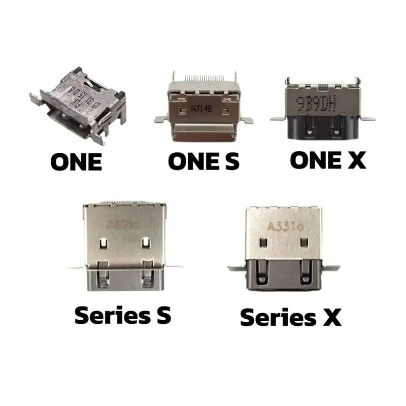 5PCS For PS3 PS4 Slim Pro PS5 HDMI-compatible Jack Port For Xbox One Series X/S Xbox360 HDMI-Compatible Interface Connector Game console repair parts