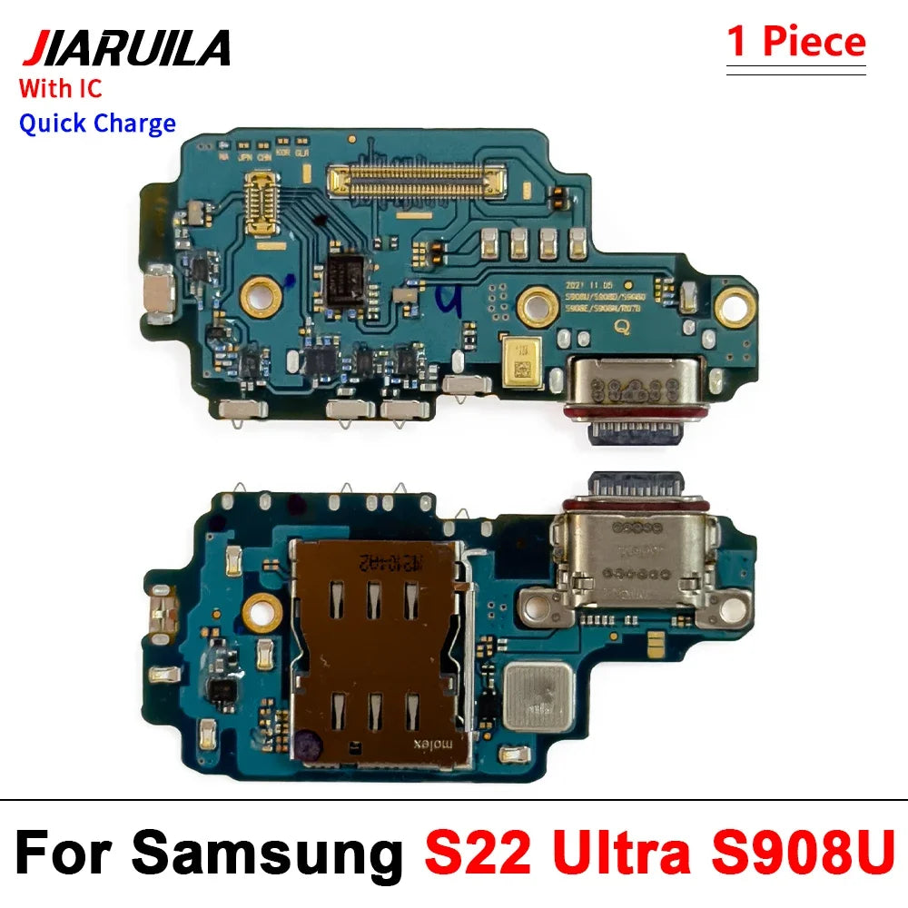USB Charger Charging Dock Port Connector Flex Cable For Samsung S21 S22 S23 S24 S25 S26 Plus Ultra Fe 5G S911B S911U S921B Samsung phone repair parts