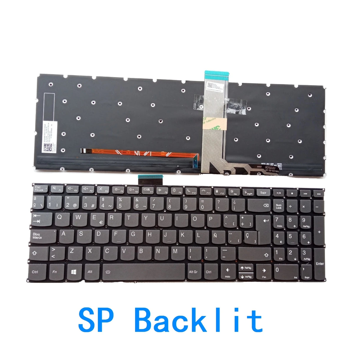 New US Russian Spanish Laptop Backlit Keyboard For Lenovo IdeaPad 5-15IIL05 5-15ARE05 5-15ITL05 15ALC05 S550-15 / AIR 15 2021 Lenovo laptop repair parts