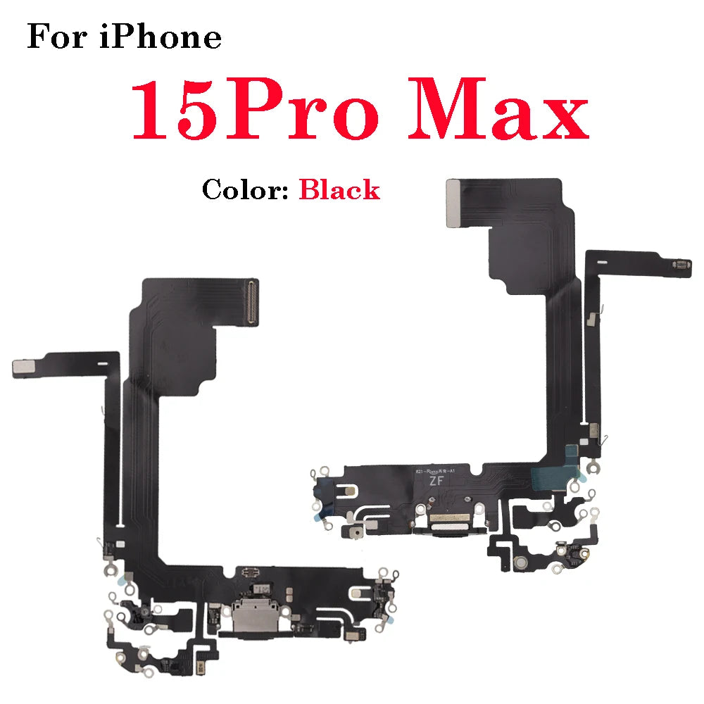 1Pcs New Brand For iPhone 16 15 Plus16 15 Pro Max Dock Charging Port Flex Cable USB Charger Connector Replacement Part iPad tablet repair parts