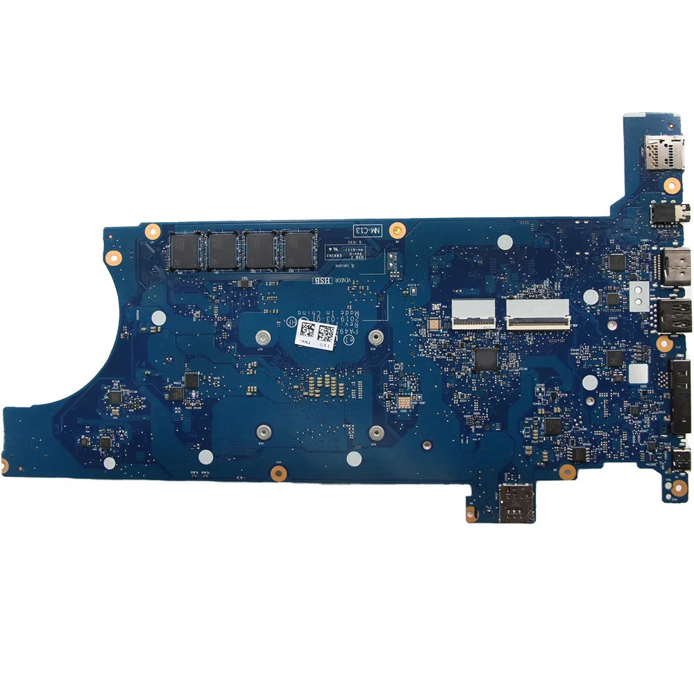 Laptop Motherboard For Lenovo ThinkPad T495 AMD NM-C131 With CPU R3 3300U R5 3500U R7 3700U GPU 8G/16G FRU 5B20S72339 02DM034 Lenovo laptop repair parts