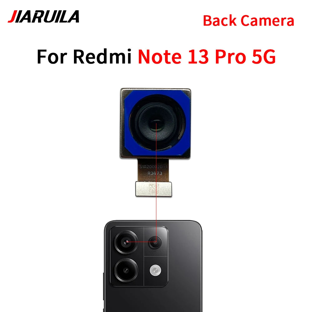 Front Camera Flex Back Rear Camera Module Flex Cable For Xiaomi Redmi Note 13 Pro Plus 4G 5G Xiaomi  Xiao mi phone repair parts