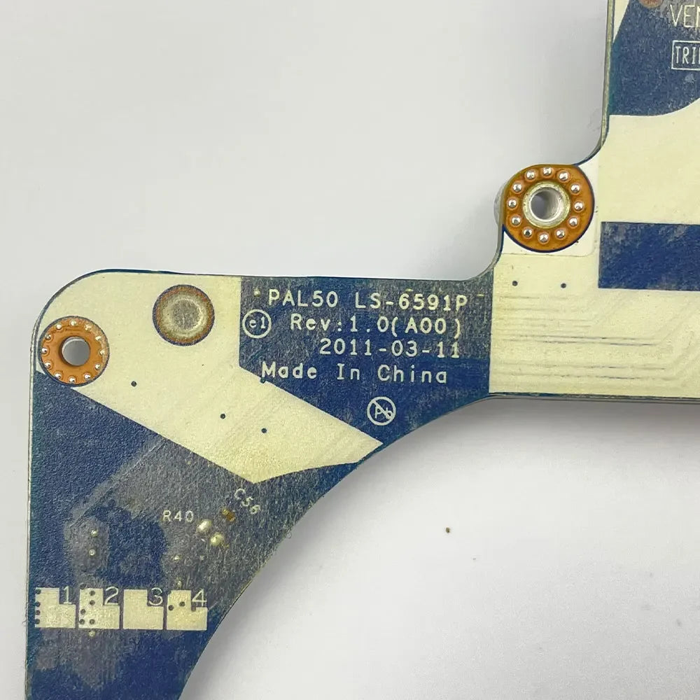 Audio LAN USB Jack Board for Dell Latitude E6420 Laptop USB Charging VGA Network Card RJ45 Audio Board PAL50 LS-6591P LS-6592P Dell laptop repair parts