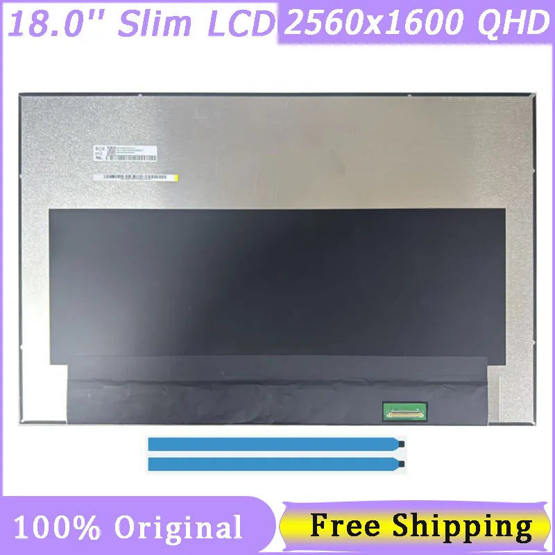 18 Inch Slim 40 Pin Laptop Screen NE180QDM-NM1 NE180QDM-NM2 2560×1600 QHD IPS 240HZ 100% DCI-P3
