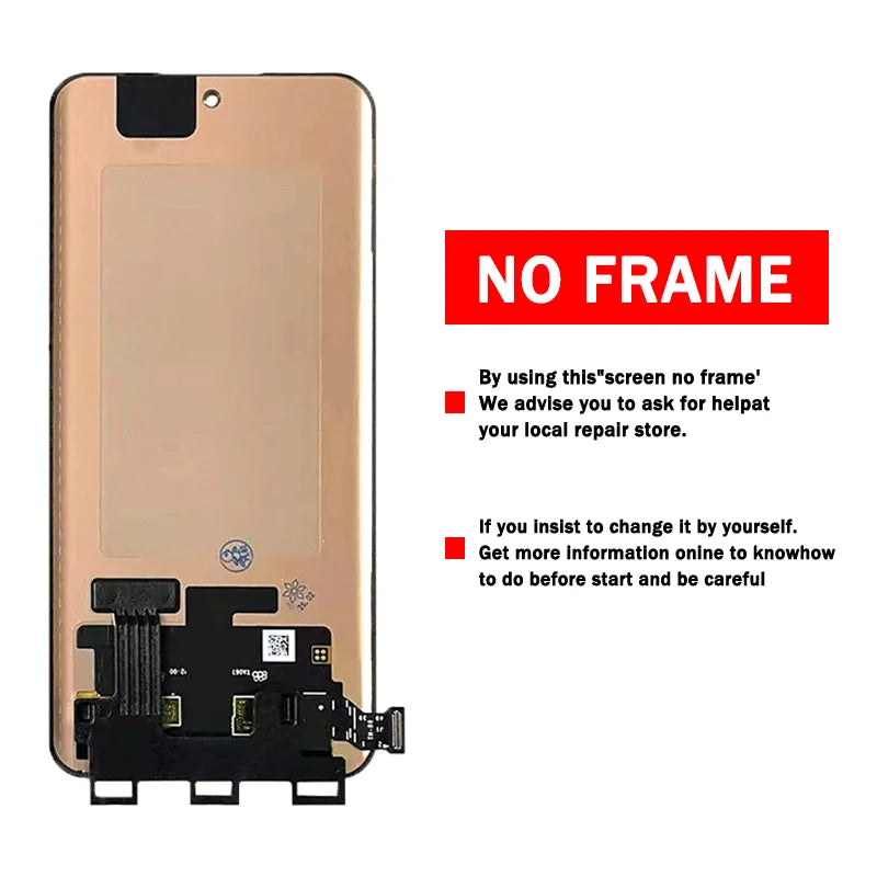 6.7 Inch For Oppo Reno 12 5G Display Touch Screen Digitizer Panel Assembly Reno12 5G Lcd CPH2625 Screen With Frame  Oppo phone repair parts