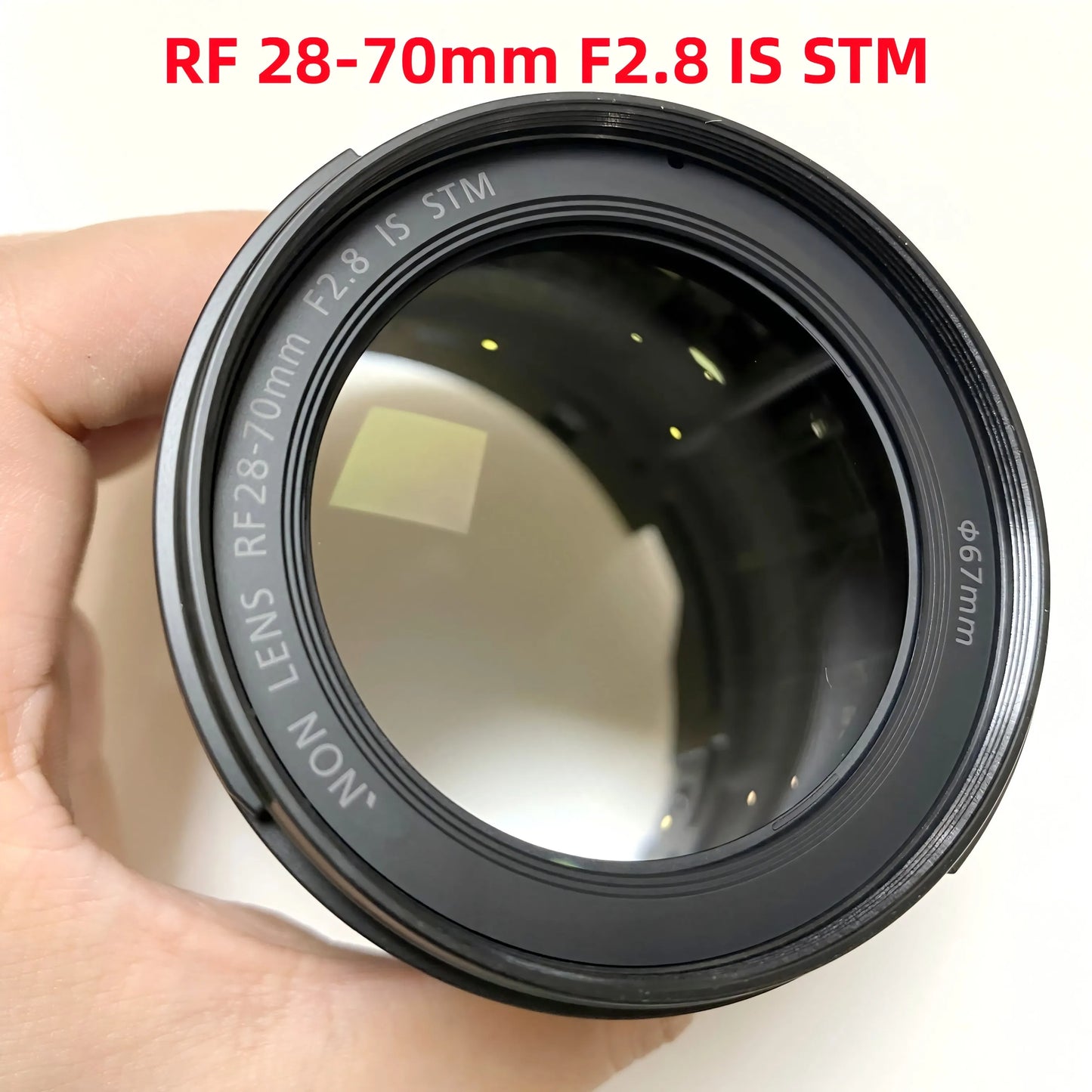 New Original Lens RF 28-70 F2.8 IS STM Glass With Front Barrel Tube Unit For Canon RF 28-70mm F2.8 IS STM Lens Glass Unit Repair  Digital Camera repair parts