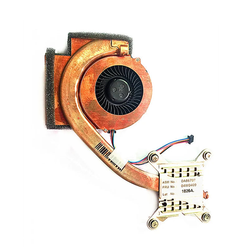 New Original For Laptop Lenovo Thinkpad T420 T420i Cooling Fan CPU Heatsink Cooler Radiator 04W0409 04W0627 Integrated graphics Lenovo laptop repair parts