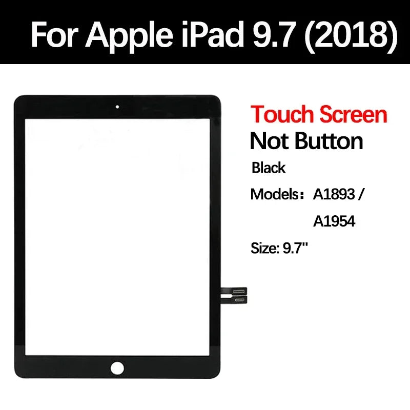 LCD Touch Screen For Apple iPad 6 6th Gen A1954 A1893 iPad 9.7 2018 Assembly Digitizer Front Glass Display Panel Replacement  iPad repair parts