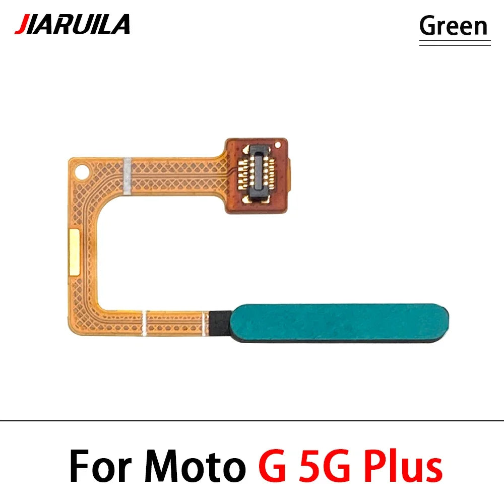 10Pcs, New For Motorola Moto G 5G Plus G Power 2021 Home Button FingerPrint Touch ID Sensor Flex Cable Replacement Parts Motorola phone repair parts