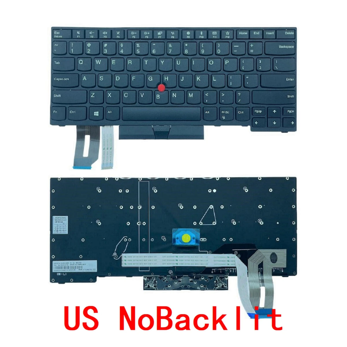 US RU SP AR BR Backlit Keyboard For Lenovo Thinkpad E480 E485 L480 L380 T490 E490 E495 L490 T495 yoga L390 T480S P43S Lenovo laptop repair parts