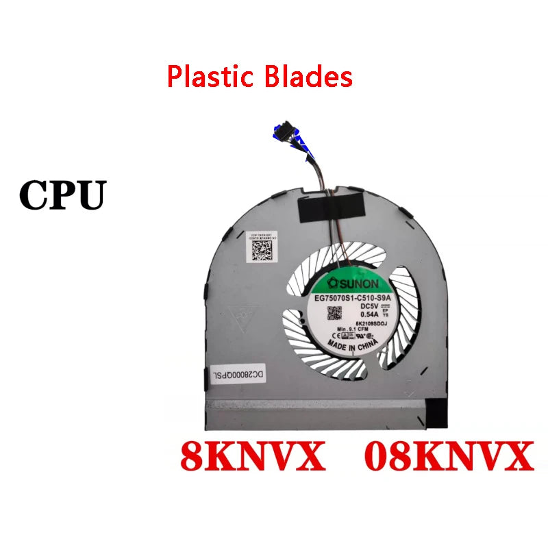 NEW ORIGINAL Laptop CPU GPU Cooling Fan For DELL Precision 7550 7560 M7550 M7560 P93F CD6WC 0CD6WC 0M06D7 M06D7 08KNVX 0X2HK8 Dell laptop repair parts