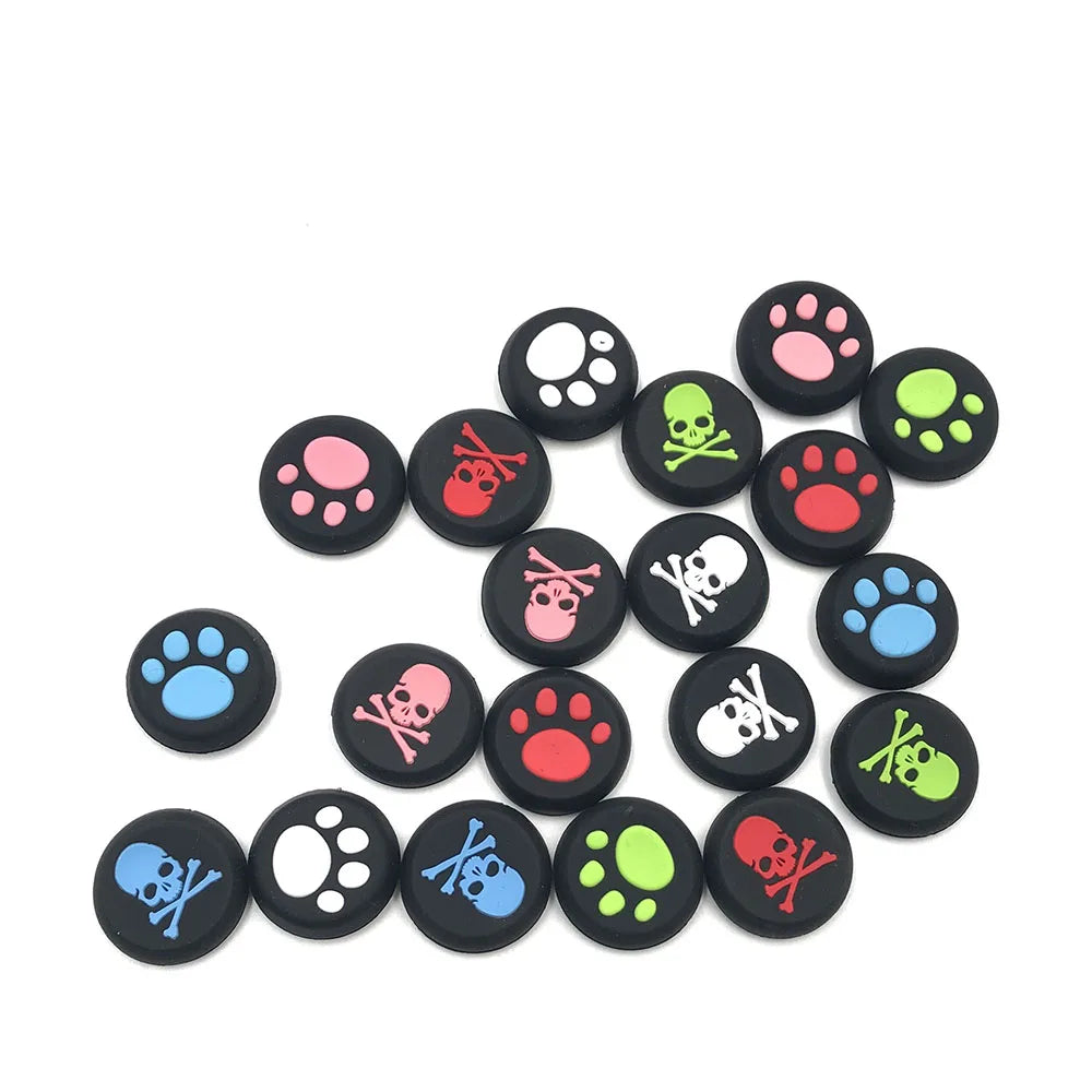 10Pcs Silicone Thumb Grip Cap For Playstation5 PS4 XBOX Series S Switch Pro Joystick Controller Accessories ThumbStick Grip Caps Game console repair parts