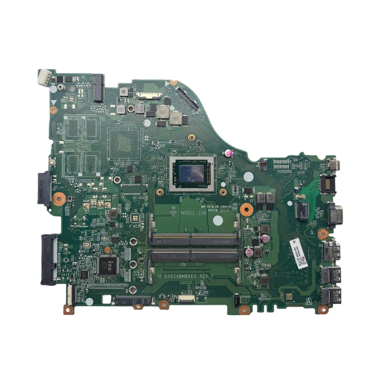 DA0ZABMB6E0 For Acer Aspire E5-523 E5-553 F5-522 Laptop Motherboard With E2-9010 A4 A9-9410 A10-9600P CPU DDR4 UMA NB.GES11.002 Acer laptop repair parts