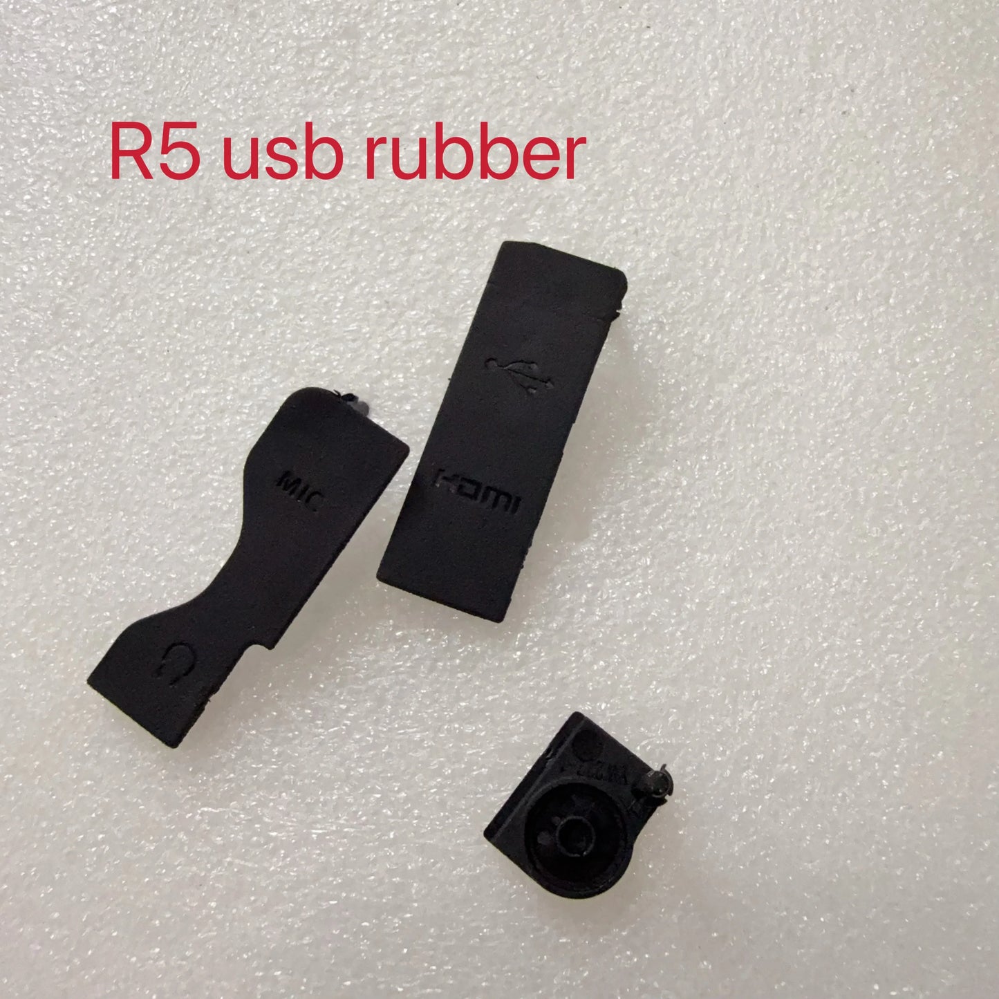 NEW For Canon EOS R5 HDMI / USB / MIC / DC IN Rubber Door Cover Set Camera Replacement Parts  Digital Camera repair parts
