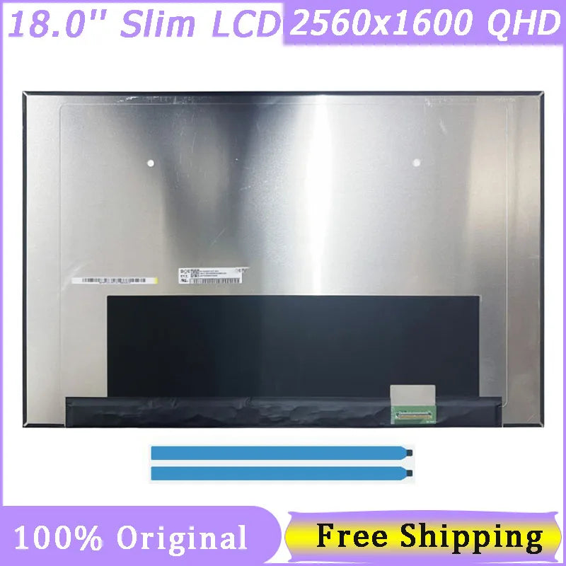 18 Inch Slim 40 Pin Laptop Screen NE180QDM-NZC NE180QDM NZC 2560×1600 QHD IPS 240HZ 100% DCI-P3
