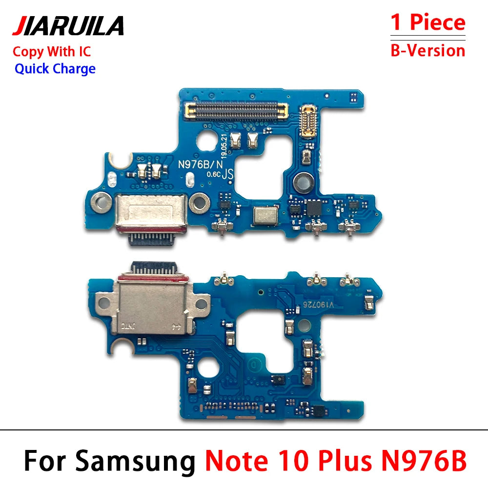 For Samsung Note 10 Plus Lite S20 Plus Ultra S981B S986B S988B N976F USB Charging Port Dock Charger Connector Board Flex Cable Samsung phone repair parts