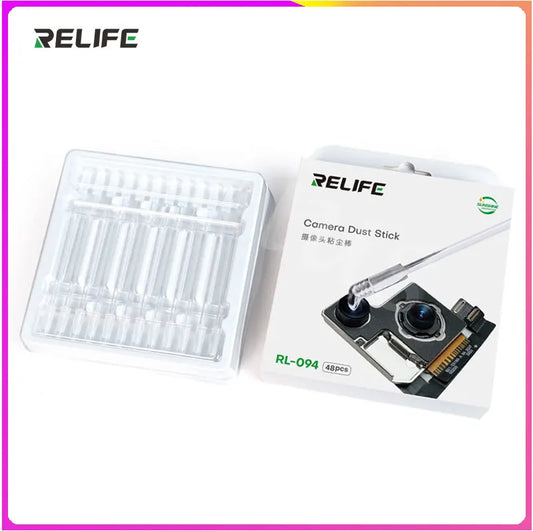 RL-094 Camera lens Dust stick 360° clean without dead angles No damage to components Strong adhesion Ready to use Soft adhesive Professional Repair Tools