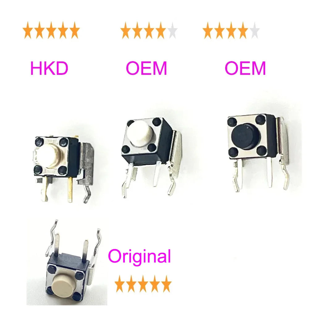 100PCS LB RB shoulder buttons button for Xbox One 360 controller clicker bumper trigger Game console repair parts