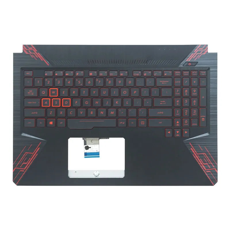 Cover case for ASUS ROG Strix 5/6 FX80 FX80G ZX80G FX504 fz80g upper housing hinge topcase palmrest keyboard bottom bezel cover Asus laptop repair parts