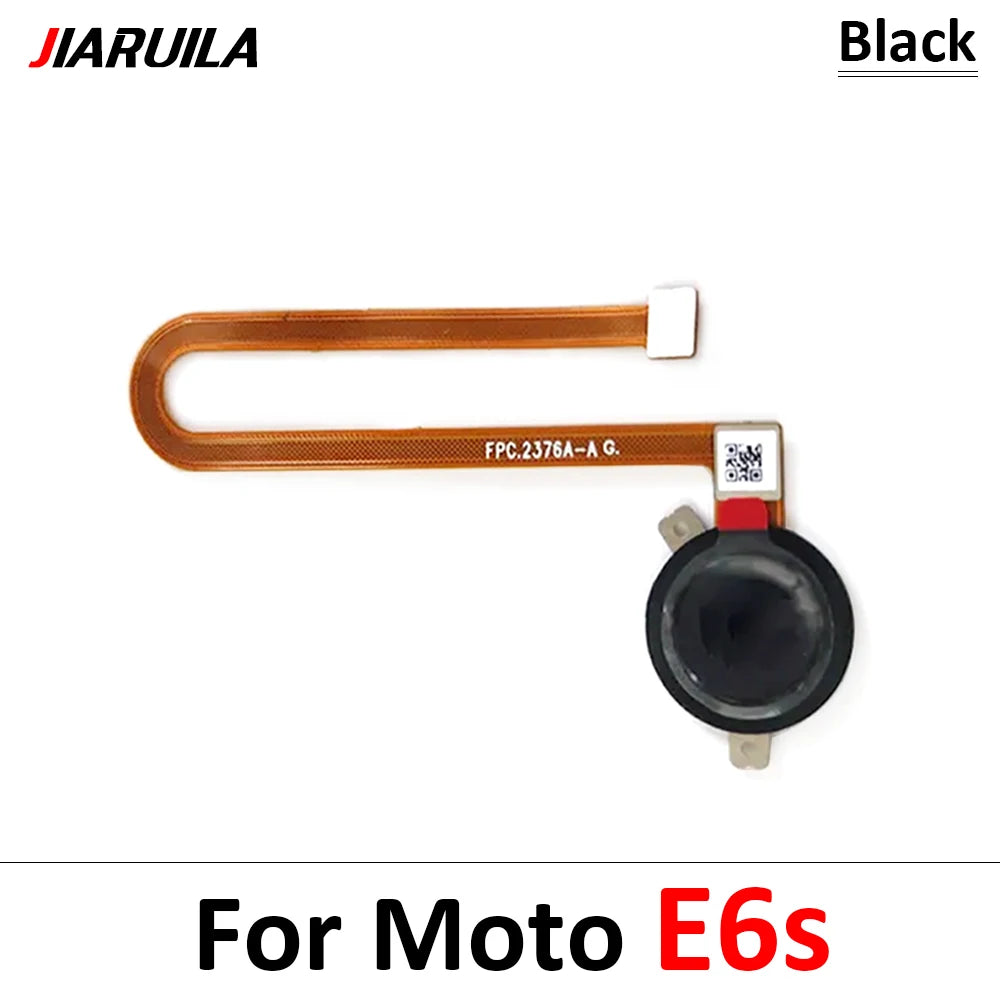 10Pcs/Lot, Home Button FingerPrint Touch ID Sensor Flex Cable For Motorola Moto E20 E32 E40 E6s E7 Plus Power Motorola phone repair parts