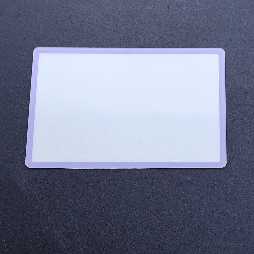 1Piece For 2DS Top Surface Mirror Glass/Plastic Upper LCD Screen Lens With Adhesive Front Protector Cover Replacement Game console repair parts