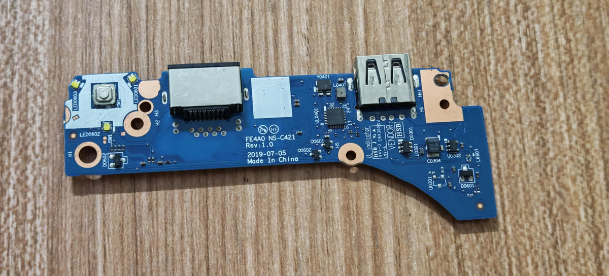 IO/Switch/USB board for Lenovo ThinkPad E14 Gen1 2 3 4 power button NS-D012 FPR NS-C421 NS-D291 NS-E211 NS-D481 NS-E501 Lenovo laptop repair parts