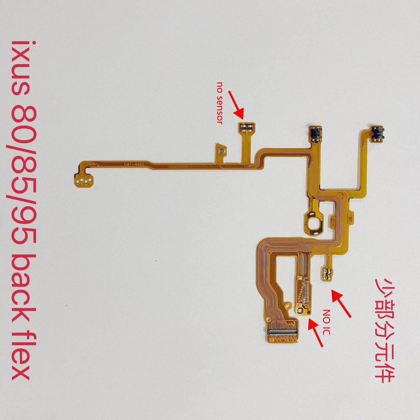 New IXUS80 Lens Back Flex Cable Repair Part for Canon IXUS80 IXUS85 IXUS95 Camera  Digital Camera repair parts