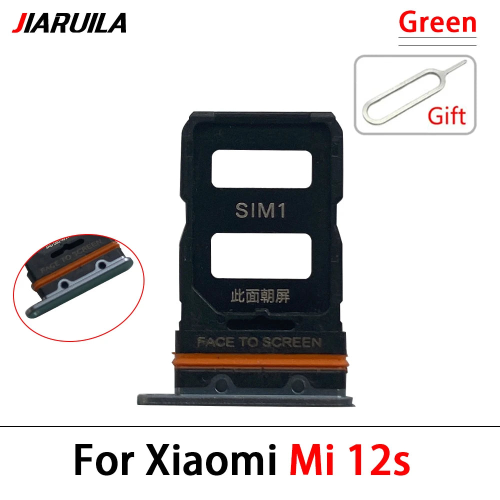 New For Xiaomi Mi 12 12T Pro 12 Lite 12s SIM Card Slot SD Card Tray Holder Adapter Replacement Parts  Xiaomi  Xiao mi phone repair parts