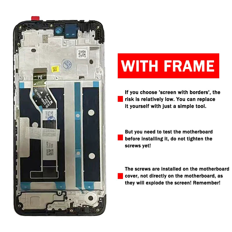 6.72" LCD For Moto G17 Power LCD For Motorola Moto G17 XT2623-2 LCD Display Touch Screen Panel Digitizer Assembly Replacement Motorola phone repair parts