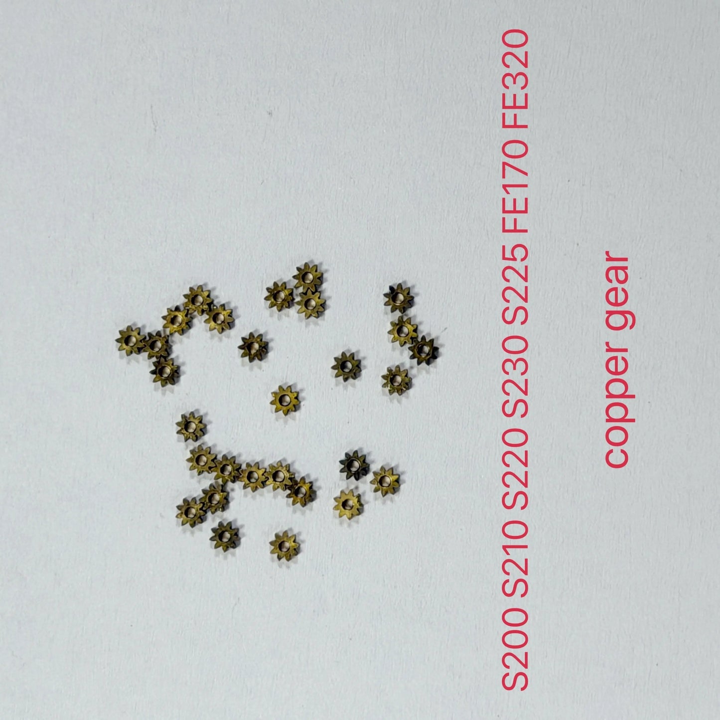 1pcs New Original Lens Copper Gear for Nikon S200 S210 S220 S230 S225 FE170 FE320 Camera Lens Gears  Digital Camera repair parts