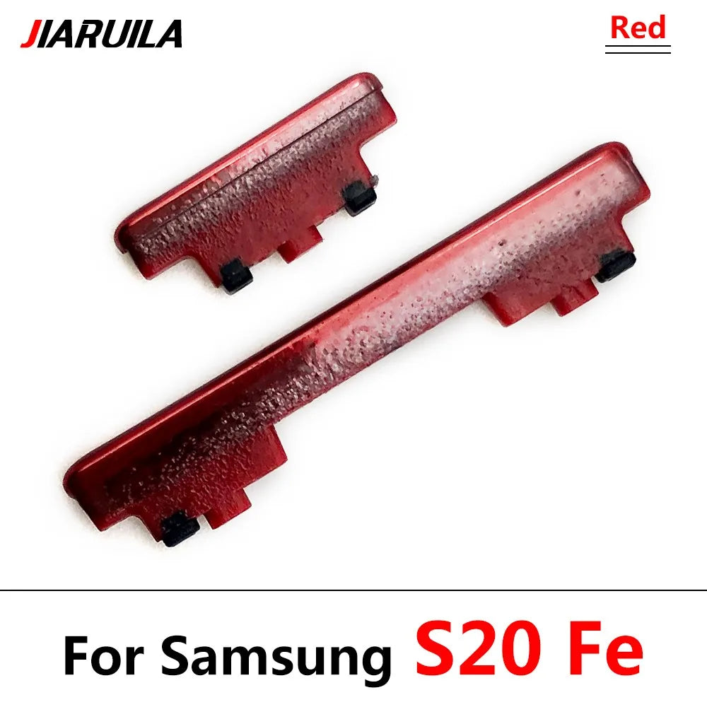 10Pcs/Lot, New Power Button + Volume Side Button For Samsung S20 / S20 Plus / S20 Ultra / S20 Fe Samsung phone repair parts