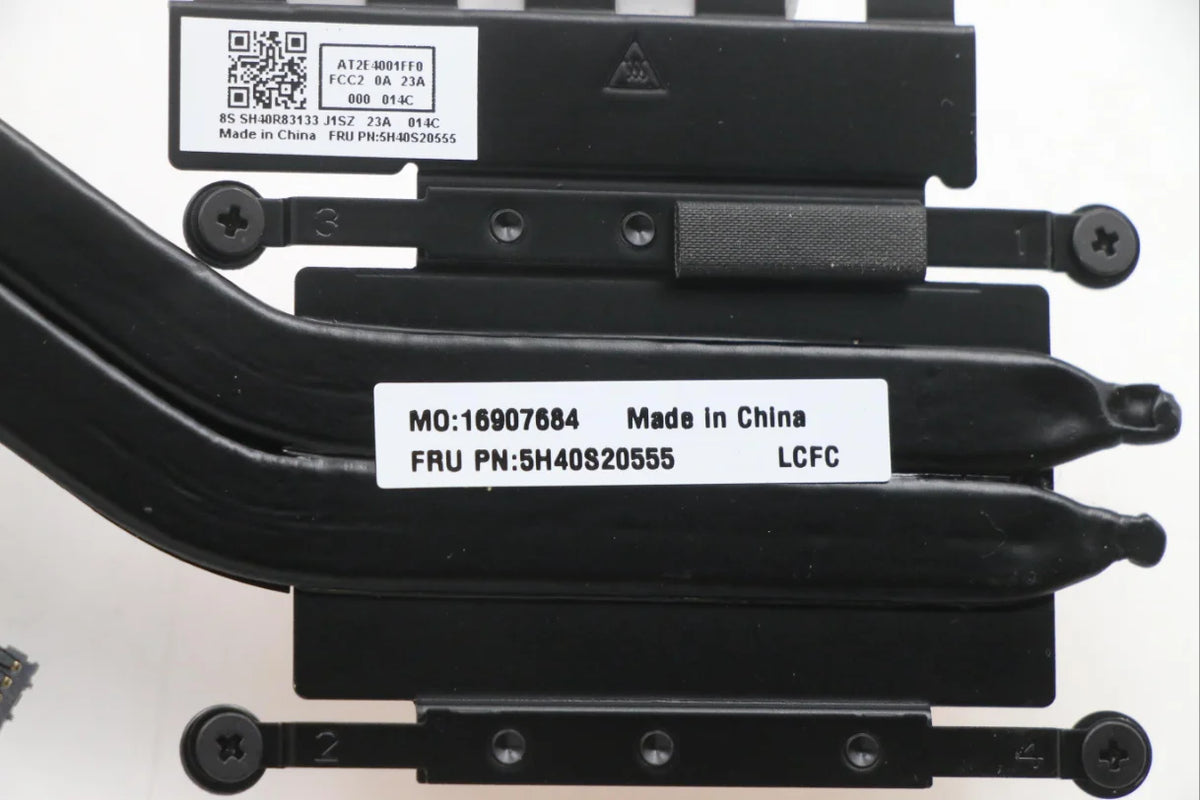 New Original For Laptop Lenovo Yoga 7 14IAL7 CPU Cooling Fan Heatsink Radiator Cooler FRU PN：5H40S20554 5H40S20555 Lenovo laptop repair parts