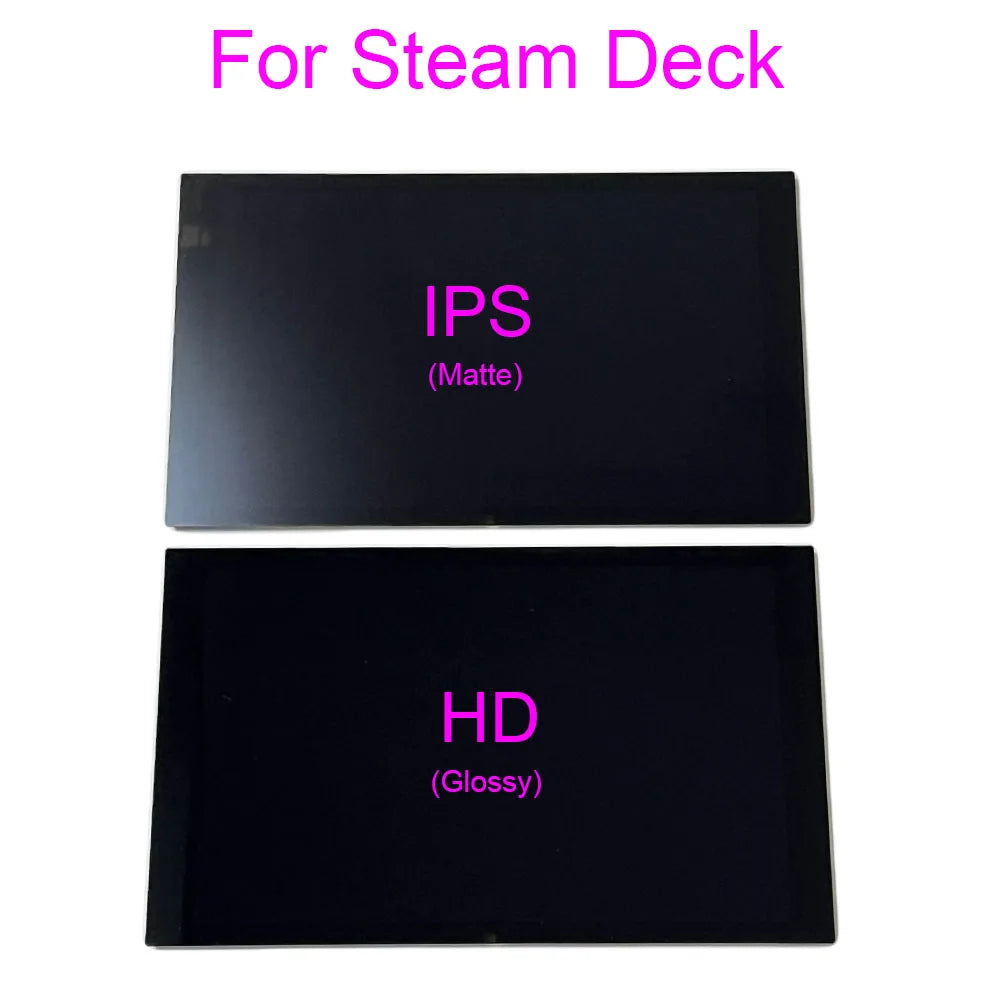 HD LCD Screen Assembly For Steam Deck Game Console 64G 128G 256G 512G 1TB Anti-Glare IPS LCD Display Screen With Touch Panel Game console repair parts