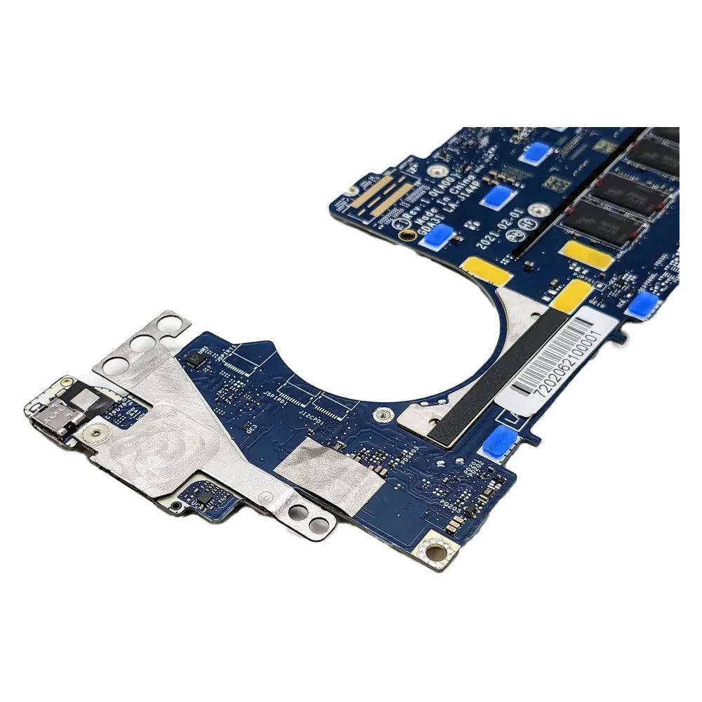 Laptop Motherboard for DELL XPS 13 9310  LA-J143P With CPU I3-1145G4 I5-1135G7 I7-1165G7 I7-1185G7 RAM 8/16/32G FRU:0THX8P 41XJ5 Dell laptop repair parts