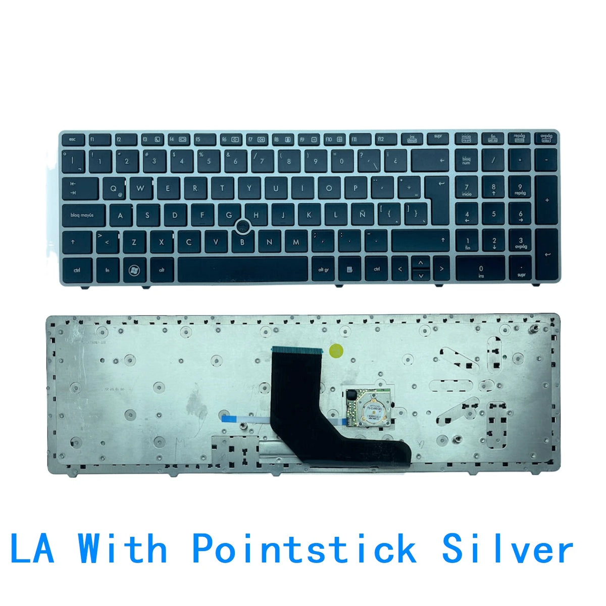 New US UI Spanish Latin Brazil Laptop Keyboard For HP EliteBook 8560p 8570P 8560B 6560B 6565b 6560P 690401-071 9Z.N6GSF.D0S  HP laptop repair parts
