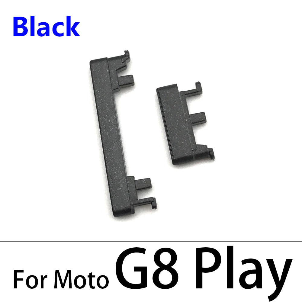 New For Motorola Moto G8 G9 Plus Play Power Lite Side Power and Volume Button Key Replacement Parts Motorola phone repair parts