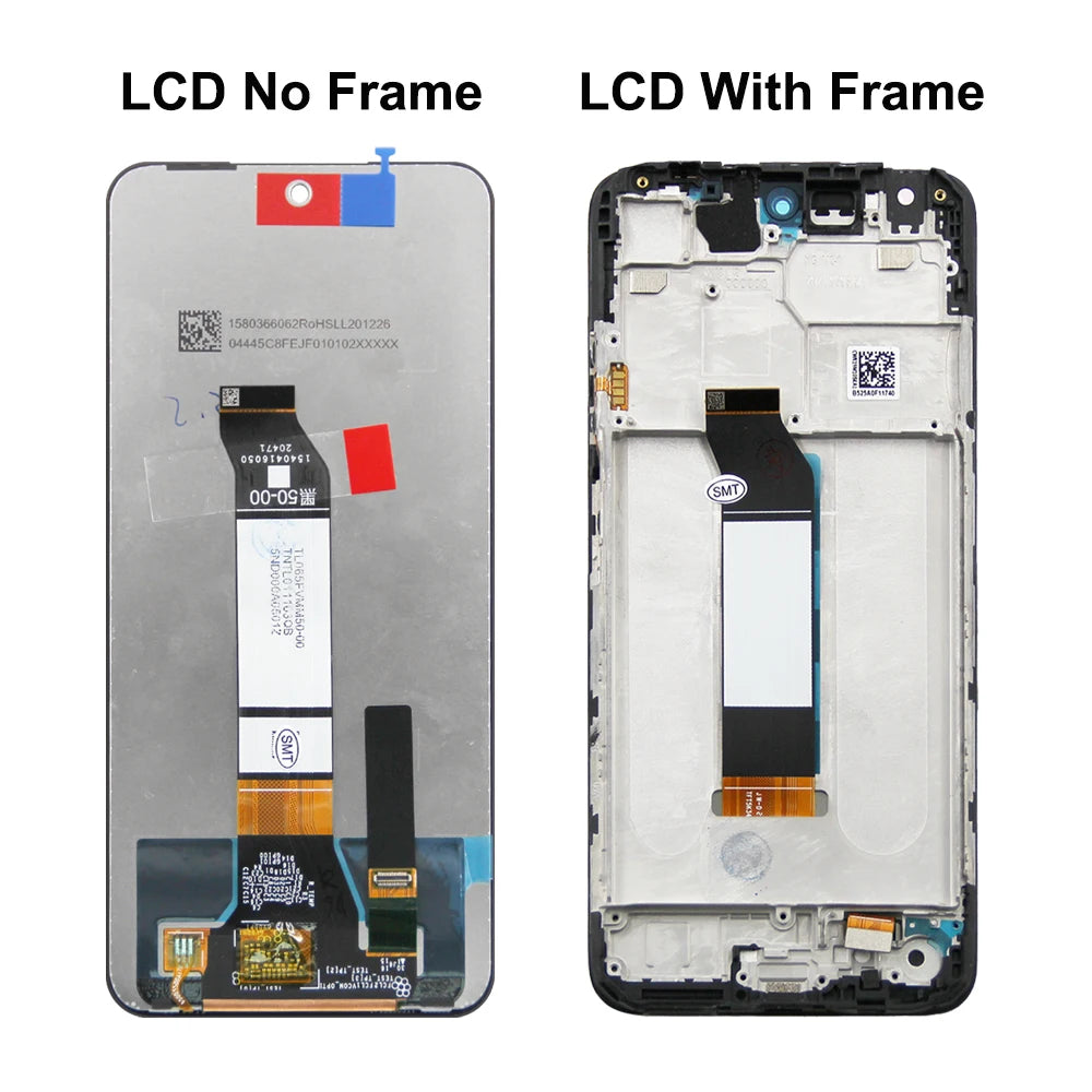 6.5'' Display for Xiaomi Redmi Note 10 5G M2103K19G Lcd Display Touch Screen with Frame for Redmi Note 10 5G Replacement Screen Xiaomi phone repair parts