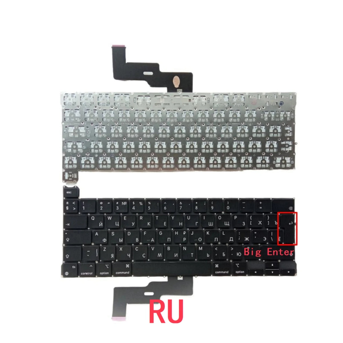 New US Russian Spanish UK Arab Laptop Keyboard For Apple Macbook Pro Retina 13" M1 A2338 Notebook PC Replacement MACBOOK laptop repair parts
