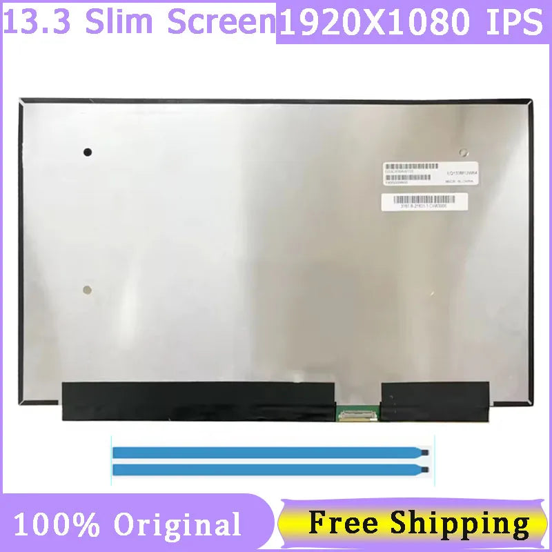 Slim 30 Pin 13.3 Inch Laptop Screen for Toshiba G83/HS LQ133M1JW64 FHD 1920x1080 IPS Display Matrix Panel Toshia laptop repair parts