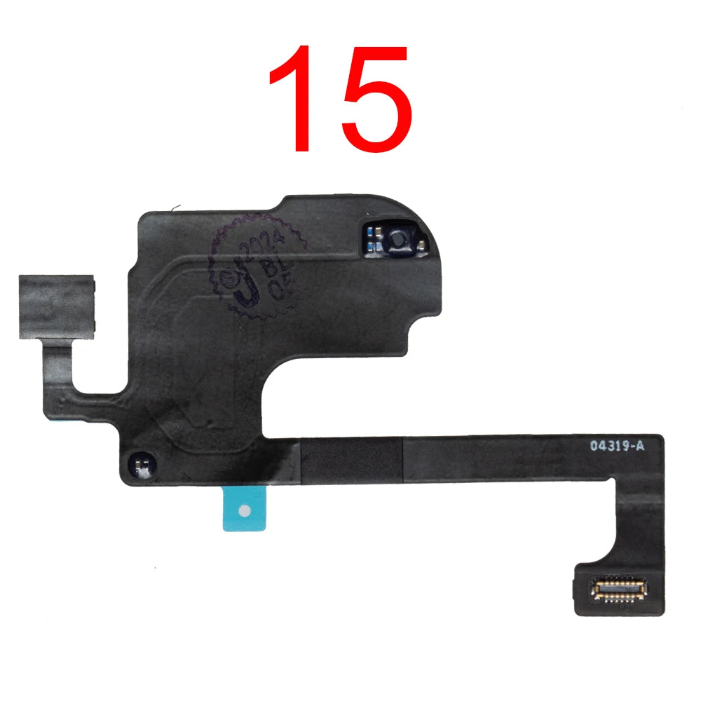 New Front Ear Earpiece Speaker Proximity Light Sensor Flex Ribbon Cable For IPhone 13 14 15 16 Pro Max Plus Mini iPhone phone repair parts