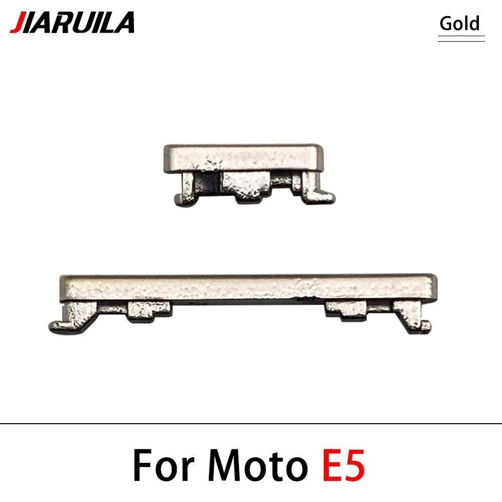 New For Motorola Moto E5 E6 E6s Plus E7 Power Power Button + Volume Side Button Replacement Parts Motorola phone repair parts