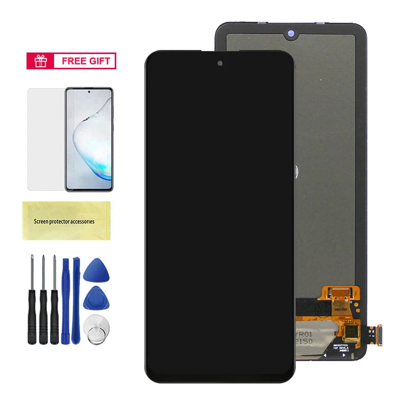 100% Tested Screen for Xiaomi Redmi Note 10 Pro M2101K6G M2101K6R LCD Display Touch Screen Digitizer Parts for Redmi Note 10 Pro Xiaomi phone repair parts