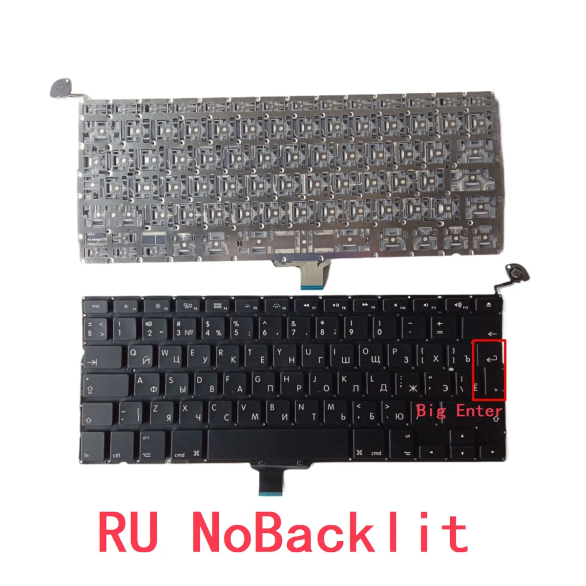 US Russian Spanish UK Arab Brazil Portuguese Backlit Keyboard For Apple MacBook Pro 13" A1278 2009 2010 2011 2012 MD101 MD102 MACBOOK laptop repair parts