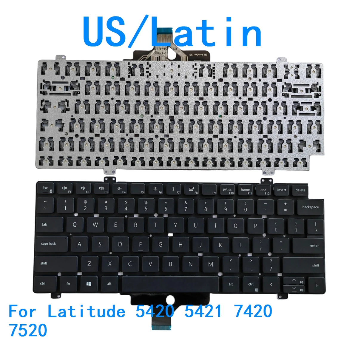New US Latin language  Backlit Keyboard For Dell Latitude 5420 5421 7420 7520 Replacement Keyboard 0CW3R5 PK1330S1B00 0CM7JHDell laptop repair parts